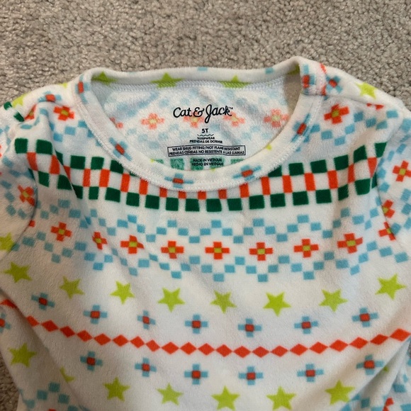 Colorful Patterned Pajama Set - Picture 2 of 3